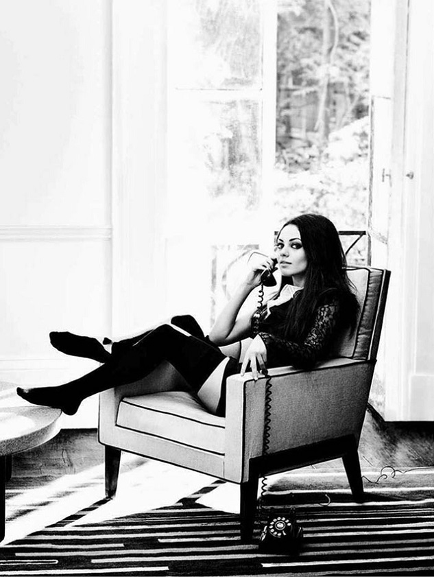 Mila Kunis by Robert Erdmann for Glamour UK, September 2011.