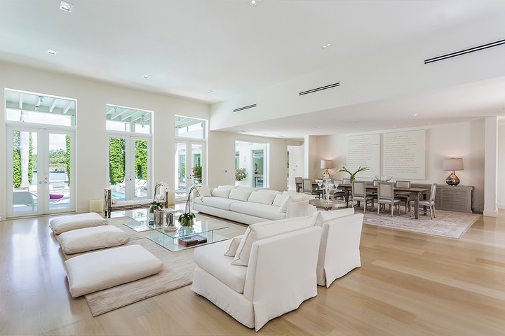 Celebrity Homes Shakira's Listed her Contemporary Miami Beach Mansion 4