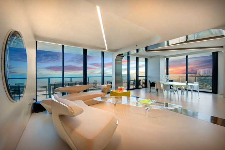 The Former Miami Residence of the Legendary Zaha Hadid Has Been Sold 5