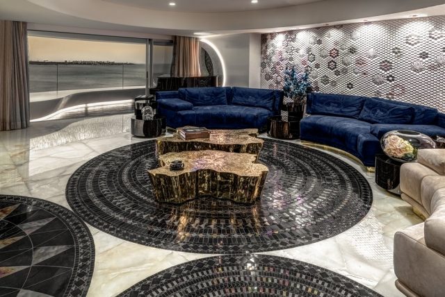 Image showcasing See a Maximalist Luxury Apartment Design in Mumbai by ZZ Architects ...