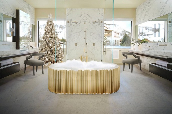 Bring The Holidays Decor Into Your Luxury Bathroom 