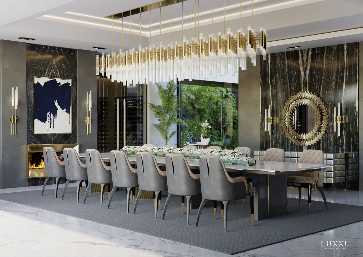 10 Ideas For A Modern Luxury Dining Room in 2023