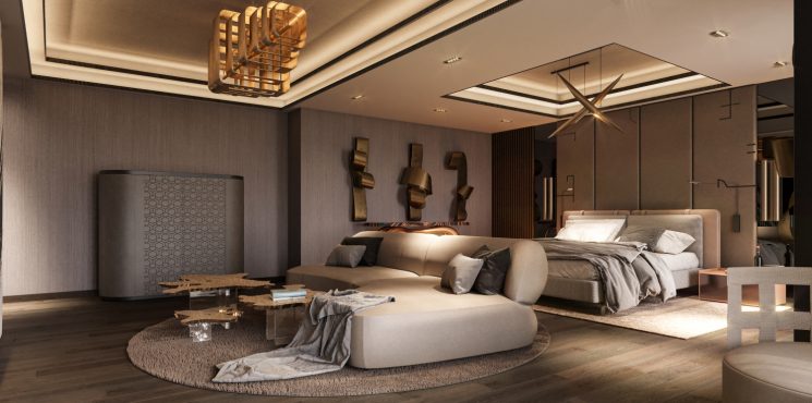 Bold and Luxury Furniture Reign In This Home Design By KKD.Studio