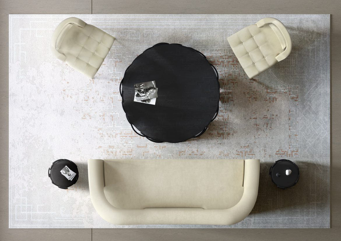 modern neutral tones living room