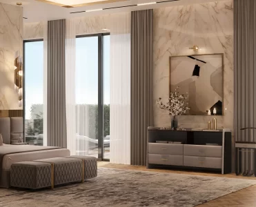 A Dazzling Bedroom With Modern Appeal