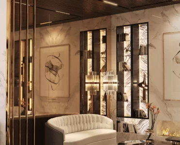 A Comfortable And Elegant Living Room