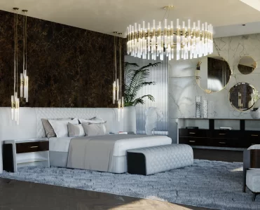 A Hight-End Bedroom In Miami