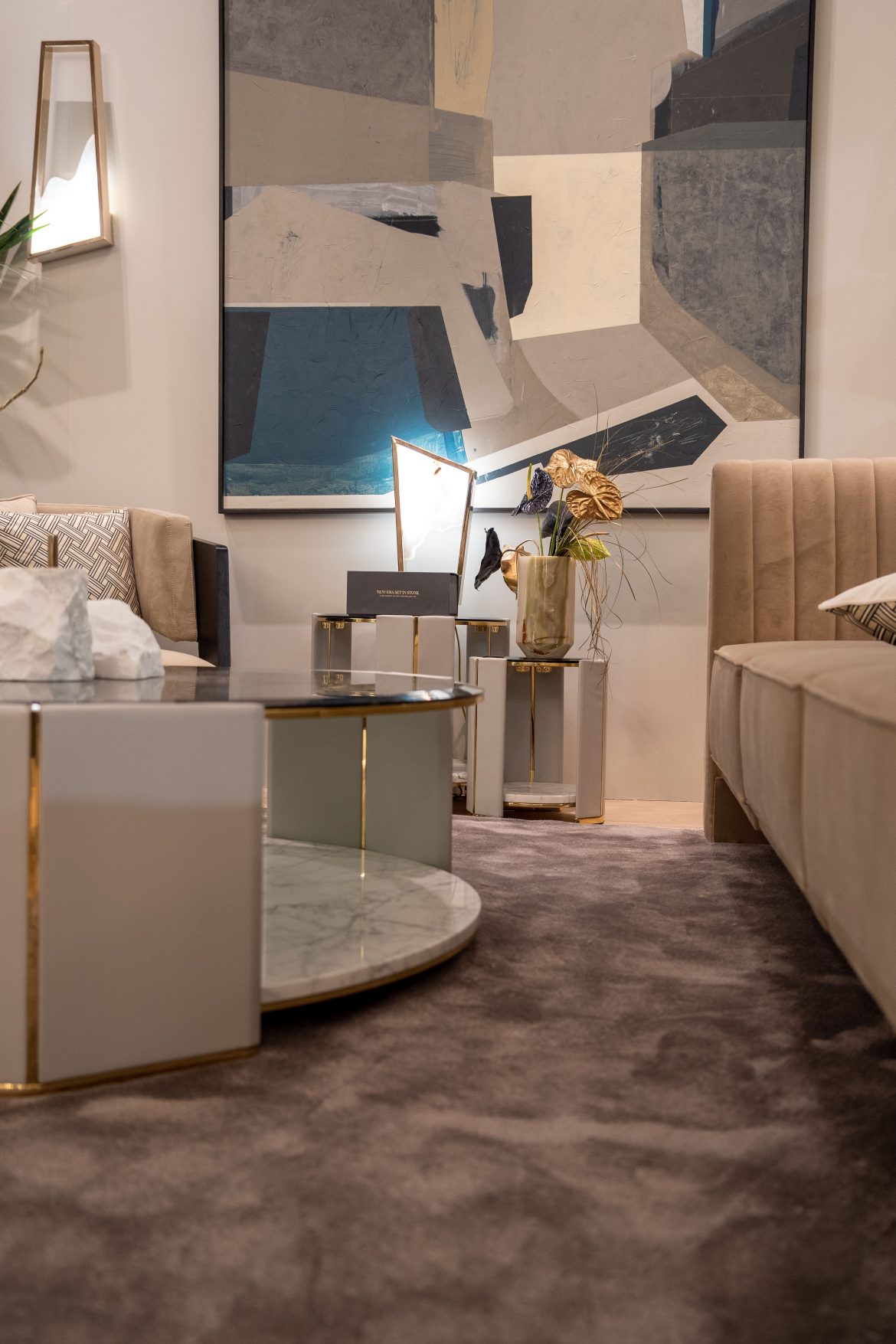 Postcard From Salone Del Mobile: A Luxurious Living Room