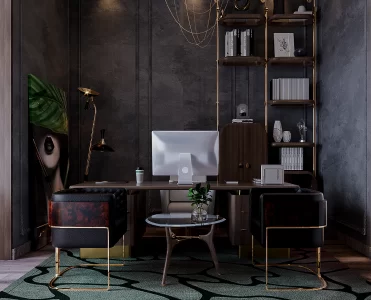 Sober Interior Decor For Relaxing Offices
