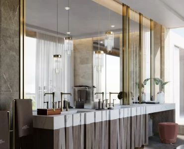 Sublime Elegance In an Airy Bathroom Design