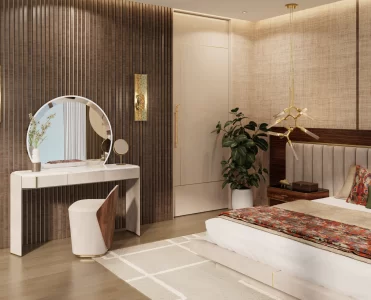 A Zen Master Bedroom with Ostentatious Features