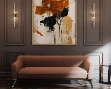 A Warm Neutral Living Room