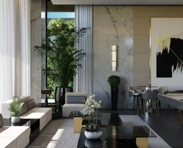 A Clean Space With Natural Fixtures