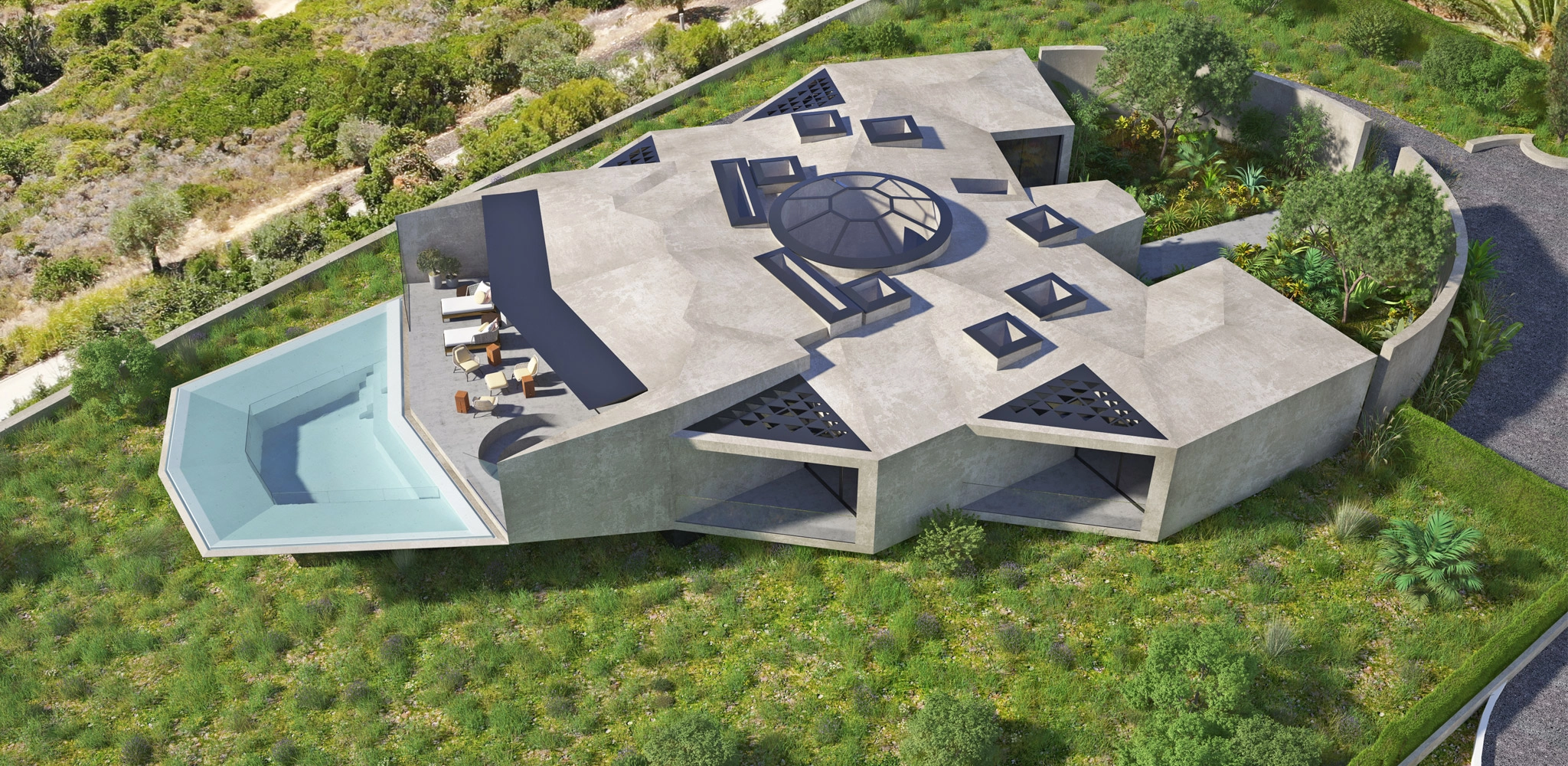 Sky Base I: A Star Wars-Inspired House in Portugal