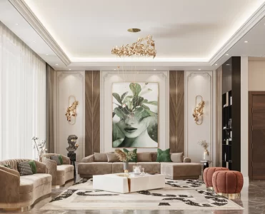 Eclectic Living Room In Cairo