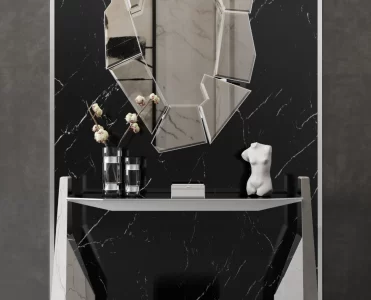 Mesmerizing Contrasted Entryway Decor
