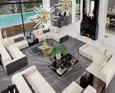 Opulent Living Room Design