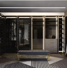 A Closet Design With Boundless Elegance