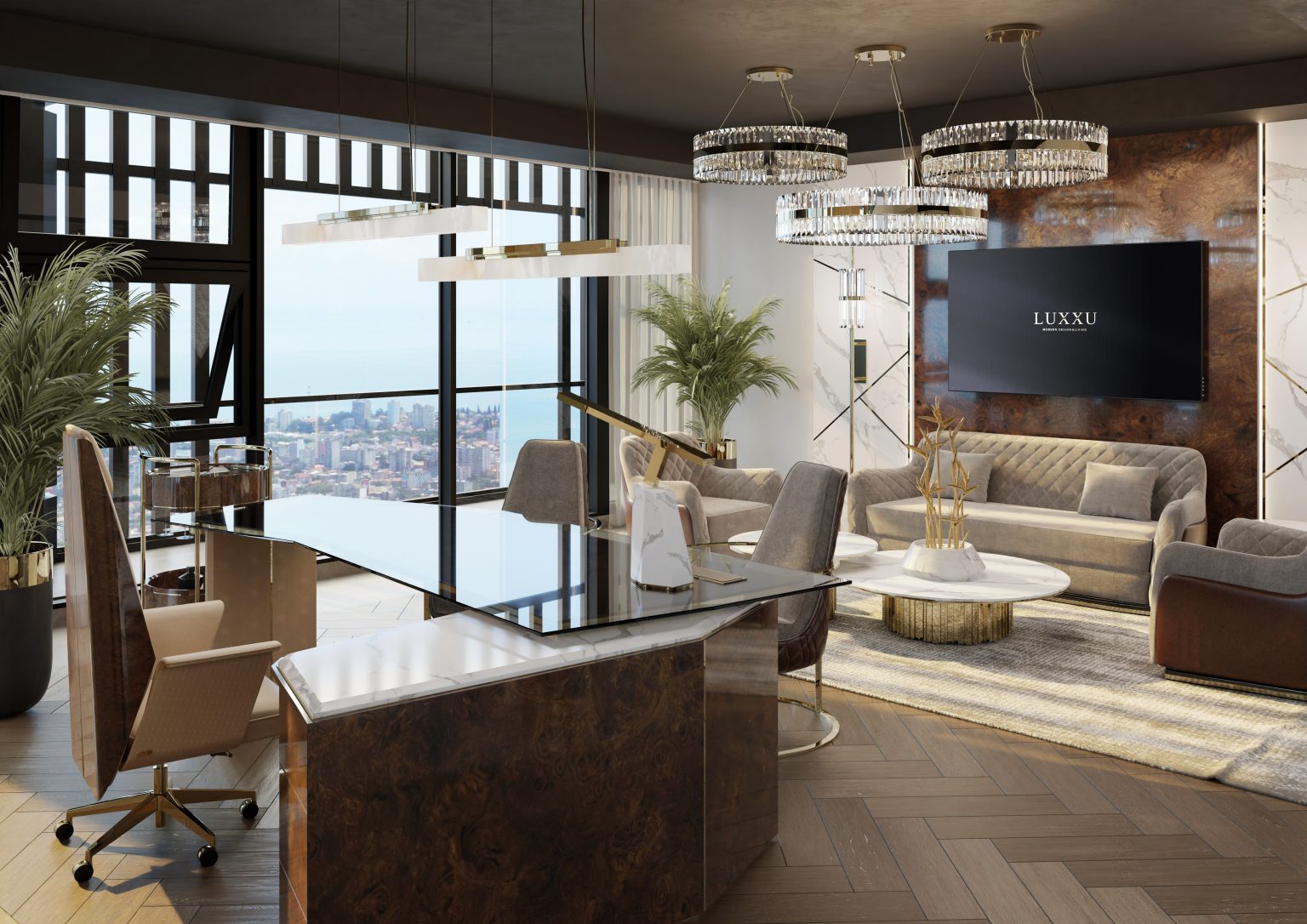 Thumbnail for Luxury Eco Penthouse Deskspace