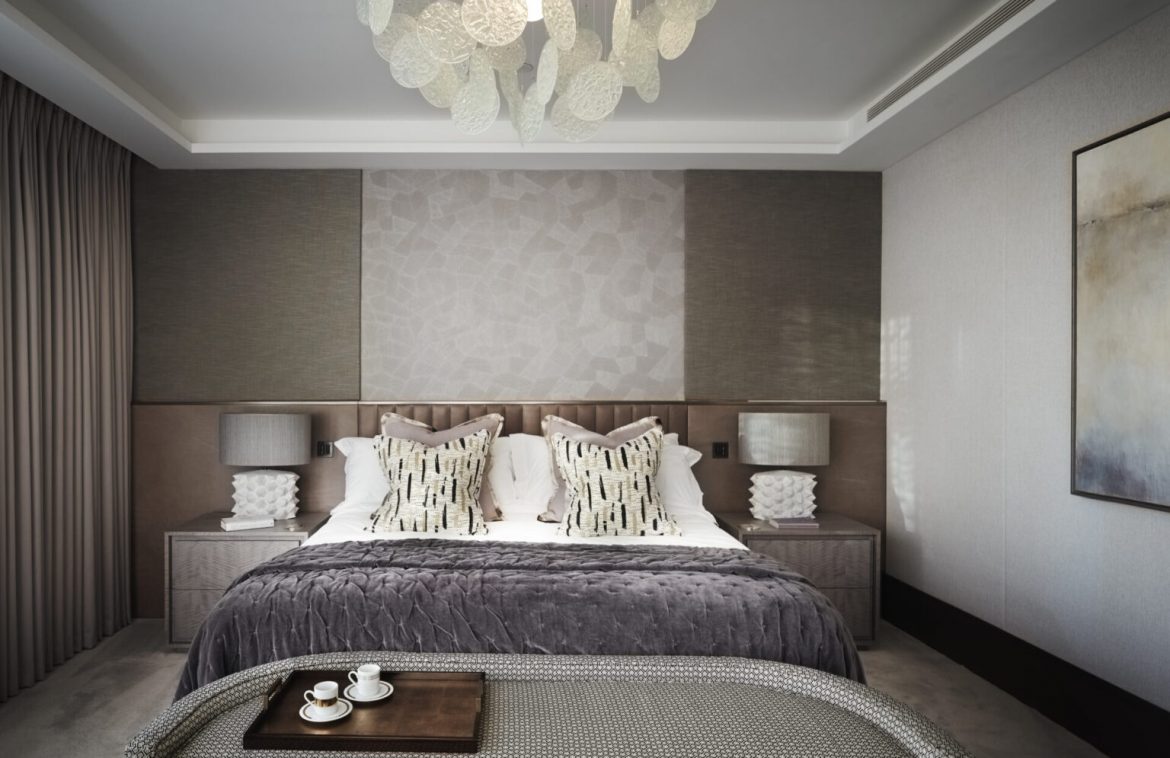 luxury penthouse master bedroom