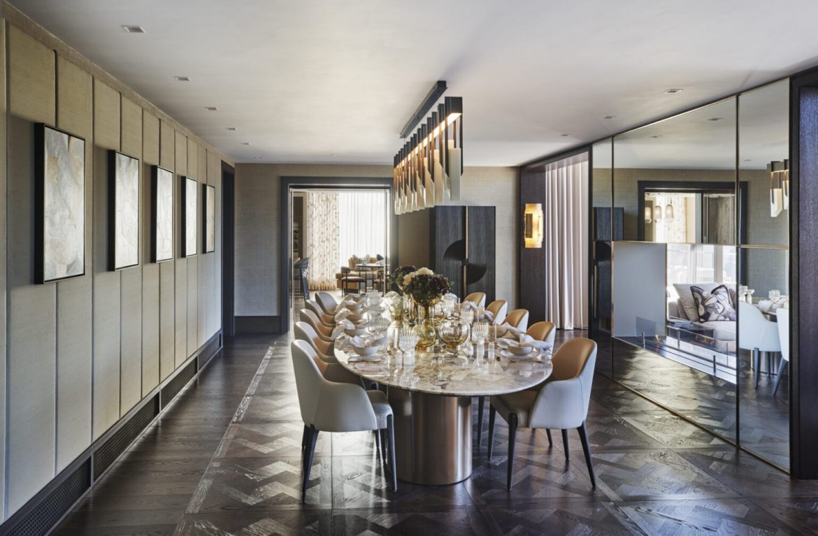 dinning room pentsouse london