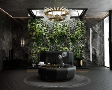 Luxury Houses with Outstanding Bathroom Design Sets