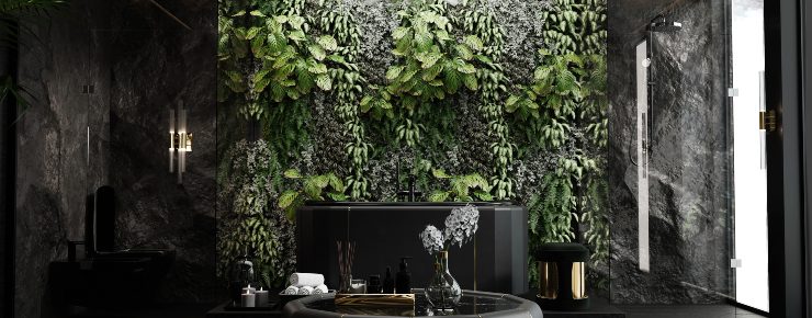 Luxury Houses with Outstanding Bathroom Design Sets